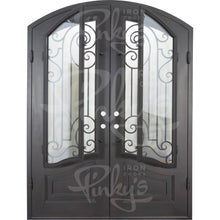 Load image into Gallery viewer, PINKYS Piano Black Steel Double Arch Doors