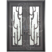 Queensway flat top double exterior door thermally broken with double glass.
