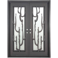 PINKYS Roadtrip Black Double Flat Iron Doors