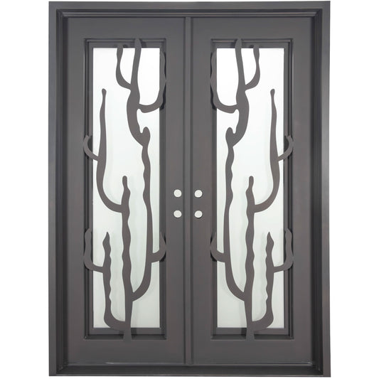 PINKYS Roadtrip Black Double Flat Iron Doors