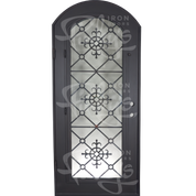 San Francisco subtle arch top swinging door with thermal break.