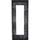 PINKYS Standard Black Steel Single Flat Door